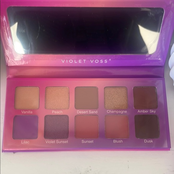 VIOLET VOSS Violet Sunset Eyeshadow + Pressed Pigment Palette | 10 Shades New - Picture 2 of 3